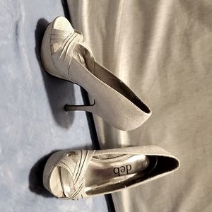 Shoes&Clutch Matching Silver Clutch